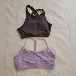Lot of 2 sport bras, stori by katy hern